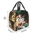 thumbnail image 2 of My Hero Academia Lunch Bag, Anime Lunch Box, Reusable Insulated Lunch Tote Bag For Office Work Pinic, Keep Food Fresh, Meal Handbag, 8.5*8*5 Inch, 2 of 9