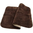 thumbnail image 2 of LOHAS Home Bathroom Rug, 33x20 inches, Microfiber Non-Slip Bath Mat, Coffee, 2 of 7