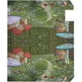 thumbnail image 3 of WOOR Mushroom in The Green Fantasy Forest Magnetic Mailbox Cover MailWraps Garden Yard Home Decor for Outside Standard Size-18"x 20.8", 3 of 5