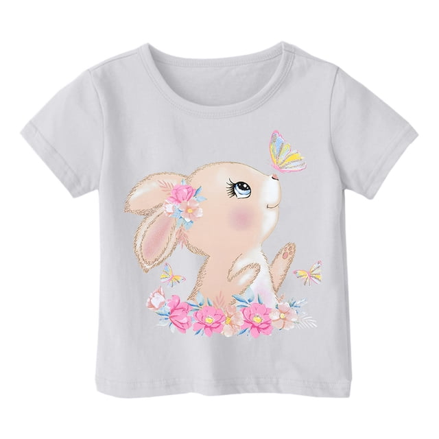 Xuewenshw Mode Décontractée Imprimé Col Rond Manches Courtes T-Shirt Ample Manches Longues