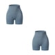 thumbnail image 2 of Sonducket Pantalones cortos sin costuras para mujer, mallas cortas de entrenamiento de realce a prueba de golpes, cintura alta, realce de cadera, Azul claro METRO 2piezas, 2 of 6
