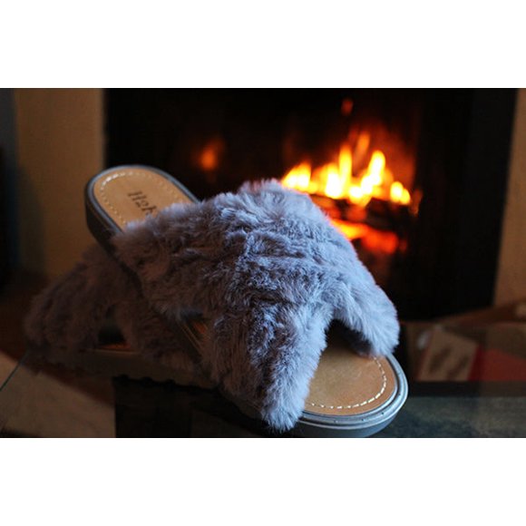 Sandane Faux Fur Slide