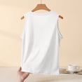 thumbnail image 3 of Gytharion Pj Tank Tops for Women Plus Size Summer Solid Casual Sleepshirt Fashion Loose Sleeveless V-Neck Pajama Shirt Soft Comfy Modal Loungewear, 3 of 6
