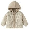 thumbnail image 2 of Gamivast Quilted Jackets for Kids Girls Boys Lightweight Hooded Button Down Winter Puffer Coats Trendy Casual Long Sleeve Thick Coats with Pockets Warm Outerwear for 3-9 Years Old, 2 of 6