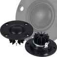 thumbnail image 2 of 2Pcs Tweeter Speaker 6 Ohm 30W Hifi Soft Dome Silk Film Treble Loudspeaker Neodymium Toothed Aluminum Heat Sink, 2 of 5
