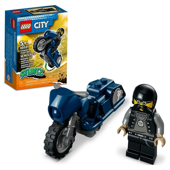LEGO City Touring Stunt Bike 60331 Building Set (10 Pieces)