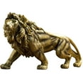 thumbnail image 5 of yotijay Large Lion Statue Animal Figurine Lucky Crafts Resin for Shelf Dining Room Decor, 5 of 9