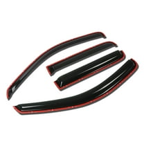 DNA Motoring WVS-023 For 2000 to 2004 Dodge Dakota Quad Cab 4pcs Window Vent Visor Deflector Rain Guard