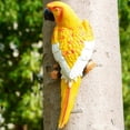 thumbnail image 3 of Room Decor Clearance Qianduo Interior Home Hanging Courtyard Decoration Tree Parrot Statue in Garden Home Decor Yellow, 1Pcx Statue, 3 of 4