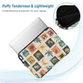 thumbnail image 2 of FORMRS 15-15.6 inch Laptop Sleeve Case Soft Carrying Quilted Computer Bag Cover, Beige Playful Stamp, 2 of 7