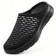thumbnail image 2 of AJGRHE Women's Casual Shoes Casual On Sneakers Breathable Mesh Toe Cover Summer Walking Shoes Soft Sole Outdoor Loafers Black 36, 2 of 9