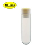 Uxcell 30ml Plastic Round Bottom Centrifuge Tubes with Yellow Screw Cap 10 Pack