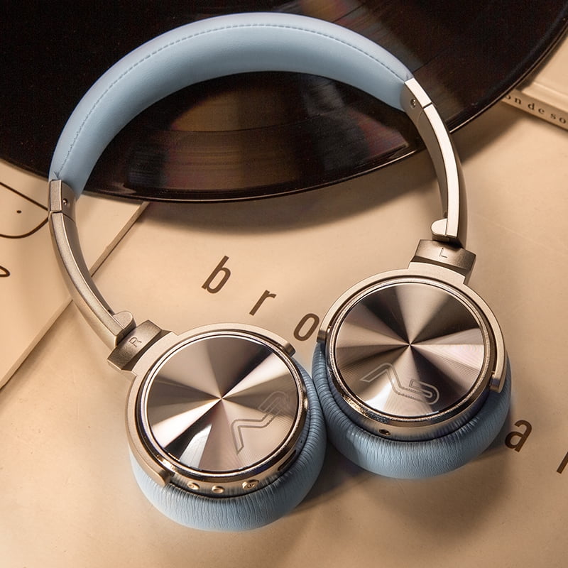 Lasmex HB-65s Wireless Bluetooth Headphones, Over-Ear Portable Headset with Deep Bass & Stereo Sound