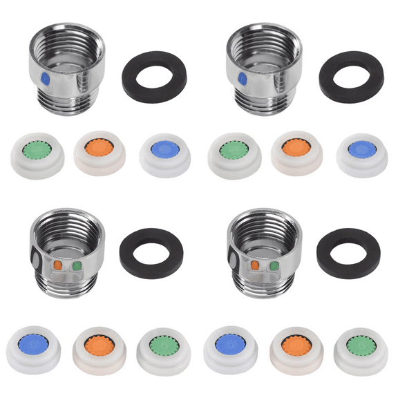 Flow Restrictor Shower Water Saver for Shower, 4 Pieces Set D, Up to 70% Saving