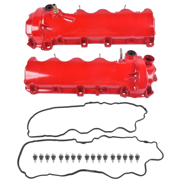 GELUOXI 2PCS Aluminum Engine Valve Cover for Ford F-150 F-250 F-350 Expedition Lincoln Mark LT Navigator 5.4L