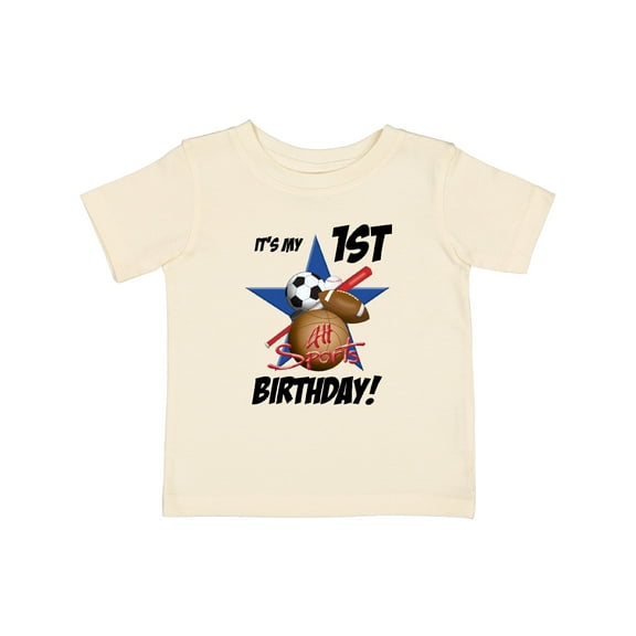 Inktastic 1st Birthday All Stars Boys Baby T-Shirt