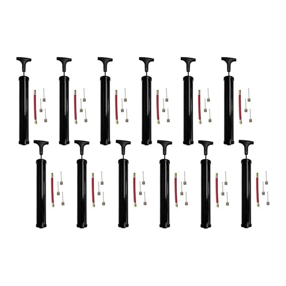 12 Pack Pumps W/Needles - Bulk Wholesale Soccer & Sports