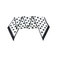 thumbnail image 5 of INSPIRE CHIC Women Fashion Printed Skinny Long Scarves, Satin Silky Black White Neckerchief Ribbon Headband 57.1x5.1" Polka Dots, 5 of 6