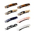 thumbnail image 1 of Hair Barrettes For Women, 8 Pcs Hair Barrettes, Acetate Hair Barrettes French Design, Hair Barrettes For Women Thick Thin Hair, 1 of 5