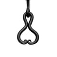 thumbnail image 4 of Black Wrought Iron Cabinet Ring Pulls 2.75" W Unique Decorative Hanging Ring Swing Handles forDrawer Doors Rust Resistant Dresser Pulls w/Hardware Renovators Supply, 4 of 14