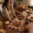 thumbnail image 6 of Aonerit Quilted Autumn Pattern Tablecloth, Printed Fall Dining Decor, Washable Thanksgiving Cover, Seasonal Living Room Party Table Accessory, 6 of 6