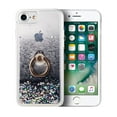 thumbnail image 2 of Dream Wireless CSIP8-WFR-BK Waterfall Ring Liquid Sparkling Quicksand TPU Case for iPhone 6, 7 & 8 - Black, 2 of 8