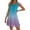 Light Blue, variant on Women's Sleeveless Midi Dress Pleated Neckline Casual Summer Dress with Pockets for Beach Vacation