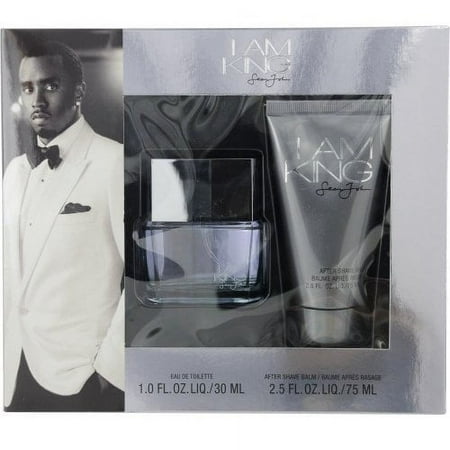 I Am King 2 Pc. Gift Set ( Eau De Toilette Spray 1.0 Oz / 30 Ml + Aftershave Balm 2.5 Oz / 75 Ml ) for Men