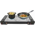 thumbnail image 2 of 2 Burner Butane Stove Butane Camping Stove with Grill Tray and Carrying Case, Portable Camping Stove Outdoor Travel Gas Stove for Camping, Home, BBQ, 2 of 7