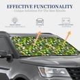 thumbnail image 4 of Zufioo golf Sport club Print Folding Car Windshield Sun Visor, Anti-ultraviolet Sun Visor, Suitable for Trucks, Vans Car Accessories-Large, 4 of 6