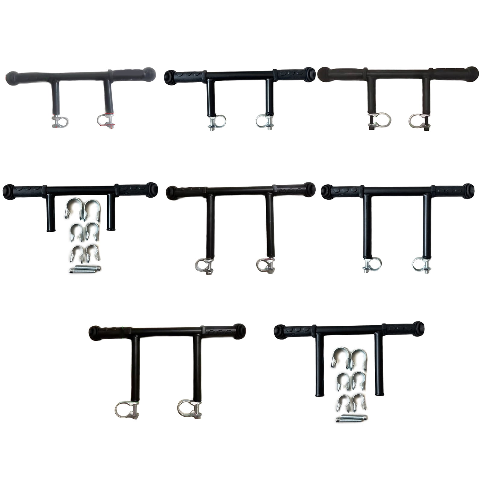 Strollers Handle Extender with Clip Compact and Lightweight Design Pram Cart Handlebar for Easy Storage and Transport