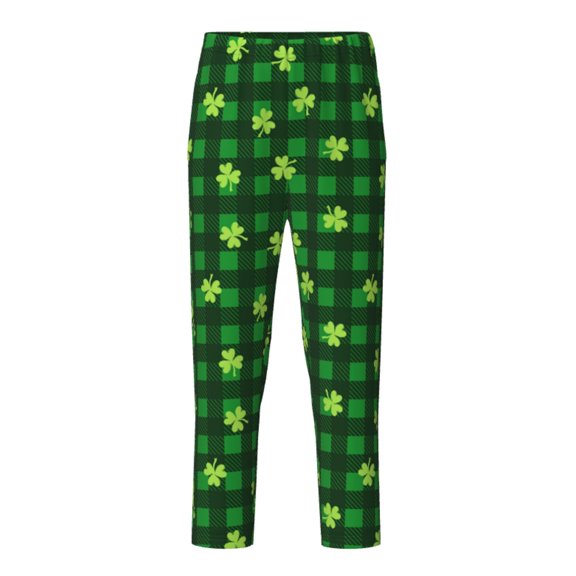 Xecao Happy St. Patrick's Day5 Print Teenagers' Pajama Pants Long Sleep Pants Soft Elastic Waist Pajama Bottoms Elastic waist with 2 Pockets 5-16 Years-XS(5-6)