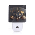 thumbnail image 1 of Fotbe Casino Cards Poker Luz Nocturna LED, Luz de Noche con Sensor de Luz Natural de Anochecer a Amanecer, Se Enchufa a la Pared, Blanco Cálido 0.5W-EU, 1 of 7