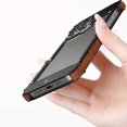 thumbnail image 5 of Luxury Metal & Wood 2 In 1 Phone Bumper For IPhone 14 Pro Max 14 Plus 13 Mini 13, 5 of 5