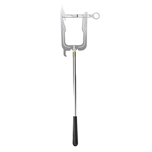 Boat Hook,Multi Purpose U Type Telescopic Boat Hook,Dock Hooks Easy Long Distance Threader,Dock Plate Telescoping Boat Hook Threader,Outdoor Docking Hooks Moor Fishing Accessory,Boats Puller