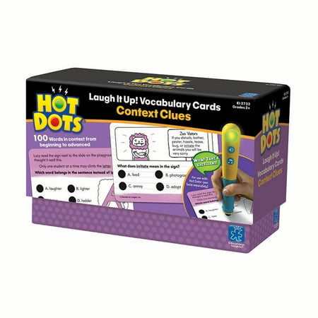 Educational Insights Hot Dots Laugh It Up! Context Clues