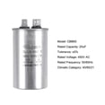 thumbnail image 2 of Uxcell 20uF 450V AC Aluminum Case with Terminal Round CBB65 Run Capacitor 2 Pack, 2 of 6