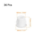thumbnail image 2 of 36Pack 6mm(15/64") Plastic Hole Plugs Panel Flush Type Knockout Locking Plugs, White, 2 of 6