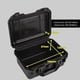 thumbnail image 3 of Caja de Herramientas Caja Protectora de Seguridad Organizador Hardware Almacenamiento Caja de Herramientas Equipo Resistente una Impactos Caja de Instrumentos, 3 of 5