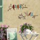 thumbnail image 3 of Love Birds on a Branch Metal Wall Decor Tree Art Metal Bird Garden Wall Art Signs Colgante negro para Navidad Halloween Decoración del hogar Interior Pegatinas de pared negras JM, 3 of 5