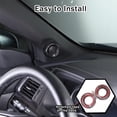 thumbnail image 5 of TINKI  A Pillar Speaker Ring Trim for Honda Pilot 2016-2022/ Ridgeline 2020-2023/ Passport 2019-2023,ABS,2PCS, 5 of 7