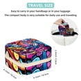 thumbnail image 5 of Graffiti Travel Portable Square Jewelry Stand with Box, Display, and Bracelet Holder - Ideal for Rings, Earrings, Necklaces, and More - Suitable for Girls and Women, 5 of 6