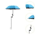 thumbnail image 6 of oshhni Plant Sun Umbrella Multiuse Beach Chair Sun Parasol Block Sunlight for Patio Blue, 6 of 9