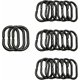 thumbnail image 2 of Paquete de 24 anillos para cortina de ducha, anillas en C, ganchos en el baño, paquete de 24 anillos para cortina de ducha para barra de ventana de baño, 2 of 5
