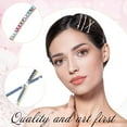 thumbnail image 3 of 12pcs Rhinestone Bobby Pins Decorative Fancy Crystal Hair Clips Shiny MetalxShaped Barrettes Bling Diamond Wedding Shower Hair Accessories Women Ladies(Bright Color,Simple Style) Transparent, 3 of 5
