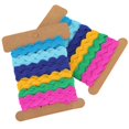 thumbnail image 3 of Diy   Color Ribbon 2Pcs Color Zigzag Ribbon DIY Hand Made Material Cloth Hair Accessories Sewing Decoration 8mm, 3 of 8