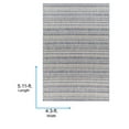 thumbnail image 7 of Livabliss Outdoor Rugs, 4x6 Eagean Global Navy Area Rug for Patio, Porch, Deck, Backyard, Waterproof Indoor Outdoor Carpet (4'3" x 5'11"), 7 of 7