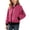 ZA-Hot Pink-mkosplrt kids jackets, variant on MKOSPLRT 5-16 Years Girls Solid Zip Up Bomber Jacket Long Sleeve Waterproof Windproof Casual Outdoor Coat with Hidden Pocket