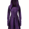 thumbnail image 1 of Vestido De Cosplay Con Capucha De Manga Larga, Vestido De Fiesta De Halloween, Ropa De Mujer, 1 of 4