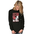 thumbnail image 4 of Funny Hustle Smurf Secure The Bag Long Sleeve TShirt Men Women Brisco Brands S, 4 of 6